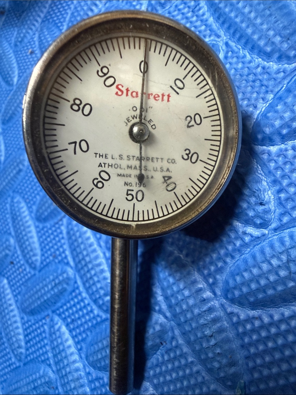 Vintage Starrett No.196 - Universal Dial Test Indicator